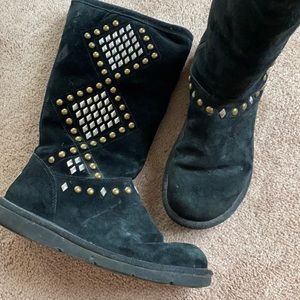 Black studded Ugg’s